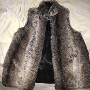 forever 21 fur vest